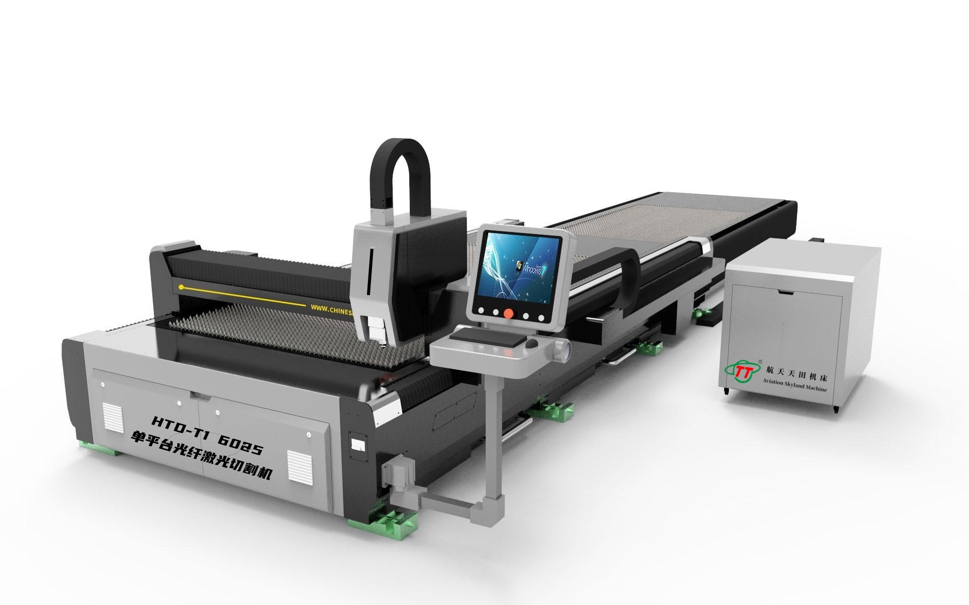 HTD-T1 系列單平臺數(shù)控光纖激光切割機（HTD-T1 Series Single-platform CNC Fiber Laser Cutting Machine）